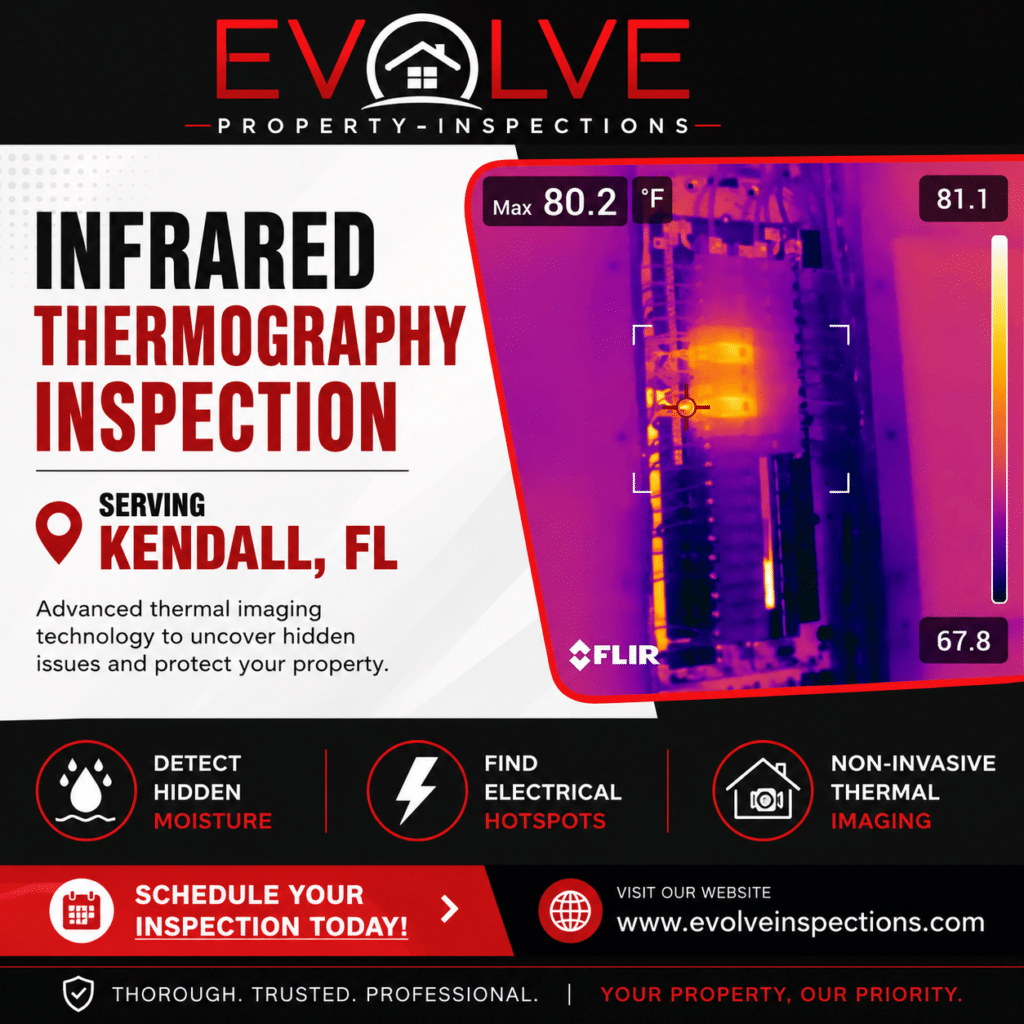 Infrared thermography inspection in Kendall, FL